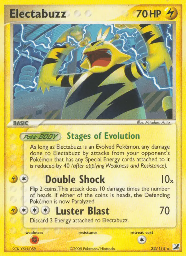 Carta Electabuzz 22/115 de Unseen Forces