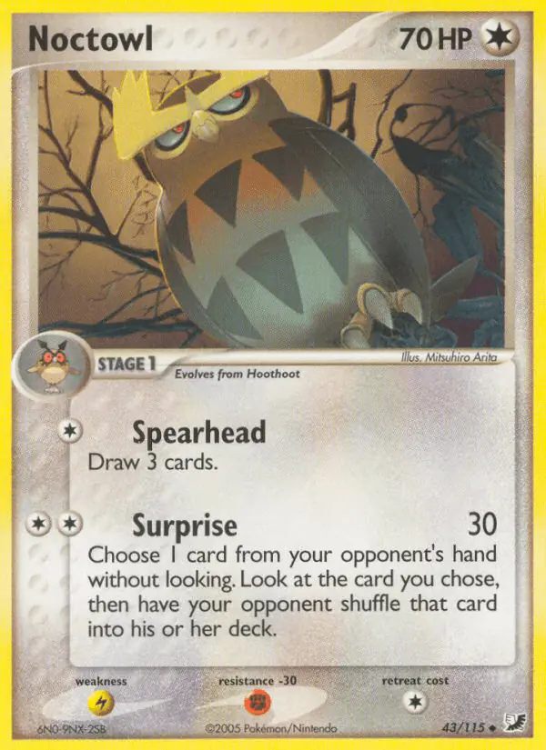 Carta Noctowl 43/115 de Unseen Forces