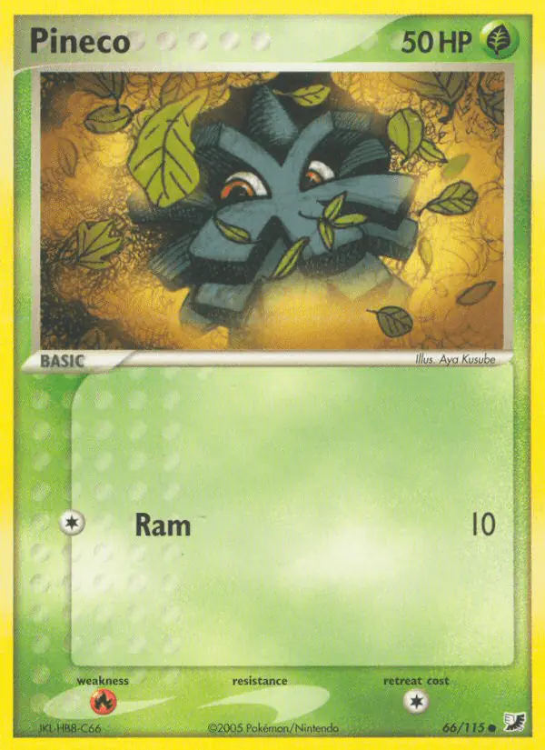 Carta Pineco 66/115 de Unseen Forces