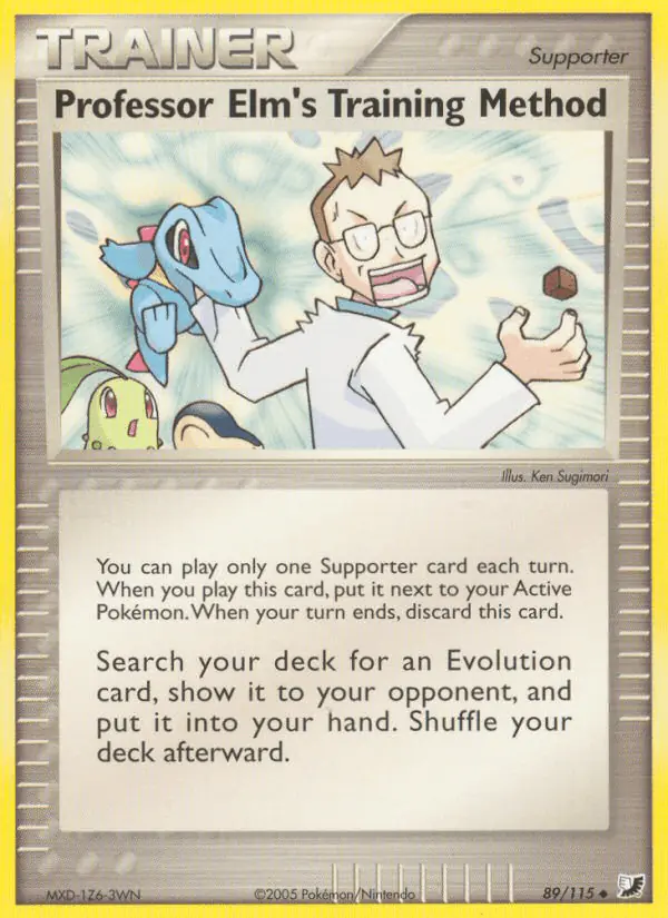 Carta Professor Elm's Training Method 89/115 de Unseen Forces