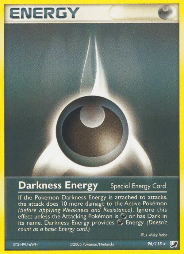 Carta Darkness Energy 96/115 de Unseen Forces