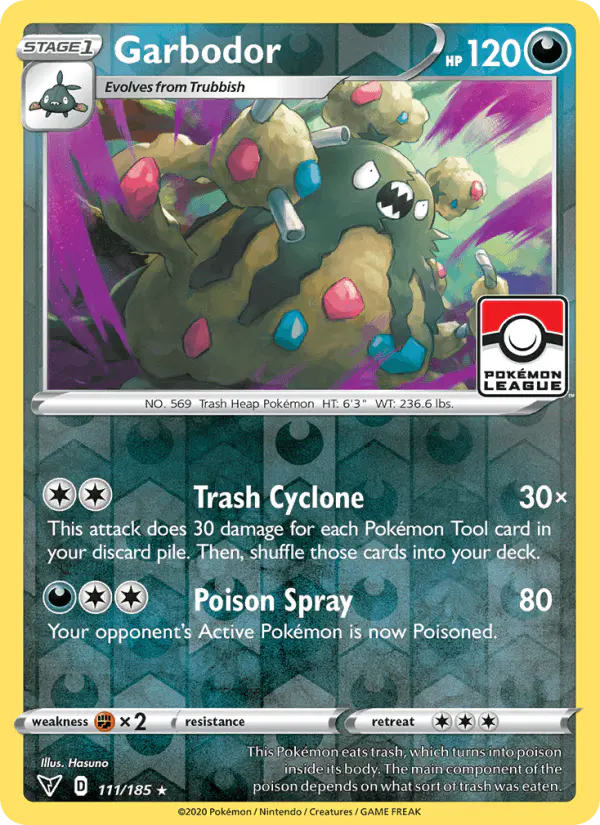 Carta Garbodor 111/185 de Vivid Voltage