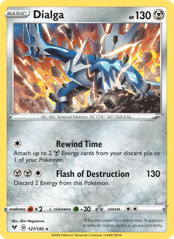 Carta Dialga 121/185 de Vivid Voltage
