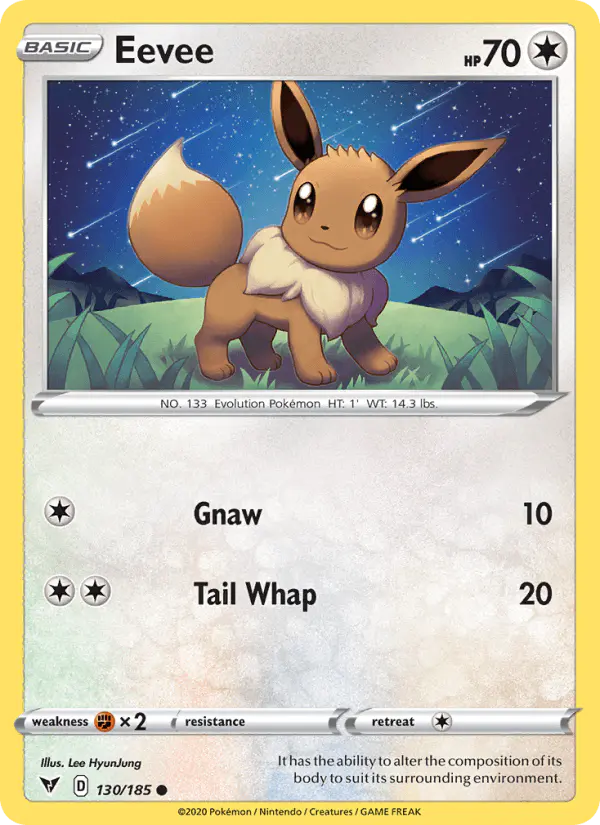 Carta Eevee 130/185 de Vivid Voltage