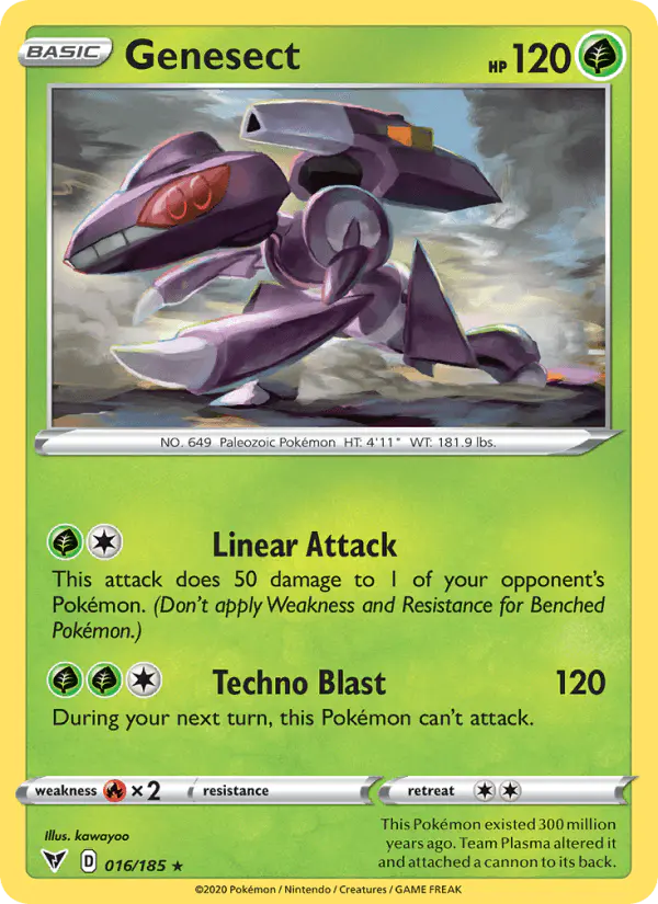 Carta Genesect 016/185 de Vivid Voltage