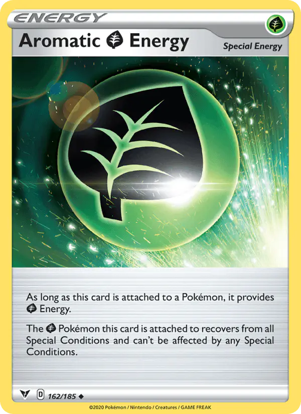 Carta Aromatic Grass Energy 162/185 de Vivid Voltage