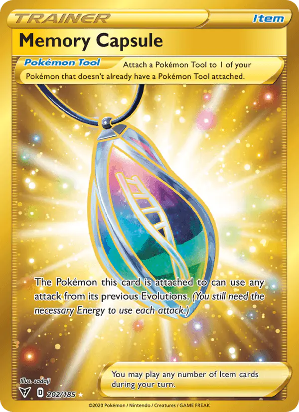 Carta Memory Capsule 202/185 de Vivid Voltage