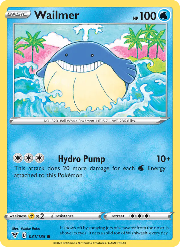 Carta Wailmer 031/185 de Vivid Voltage