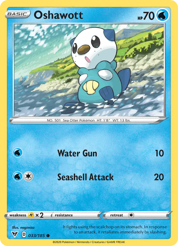 Carta Oshawott 033/185 de Vivid Voltage