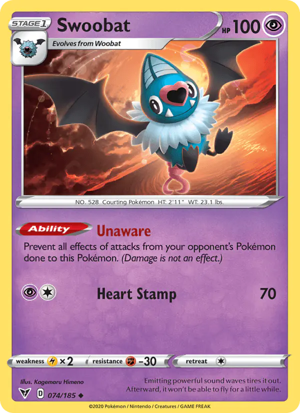 Carta Swoobat 074/185 de Vivid Voltage
