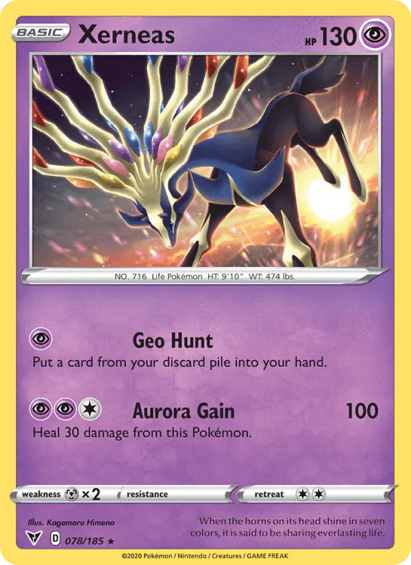 Carta Xerneas 078/185 de Vivid Voltage