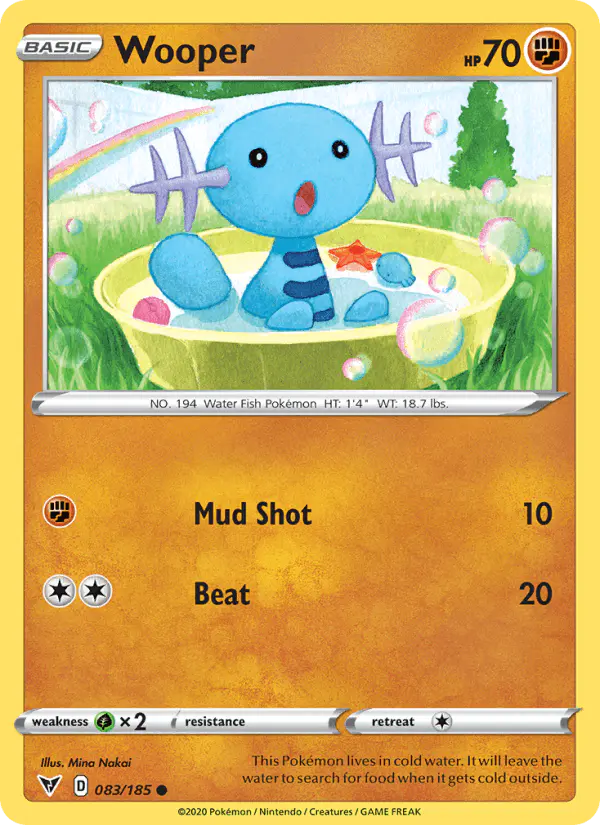 Carta Wooper 083/185 de Vivid Voltage
