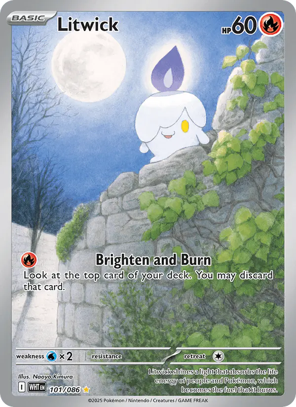 Carta Litwick 101/086 de White Flare