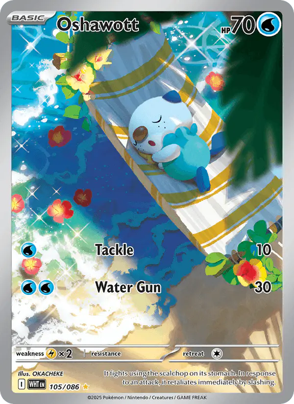 Carta Oshawott 105/086 de White Flare