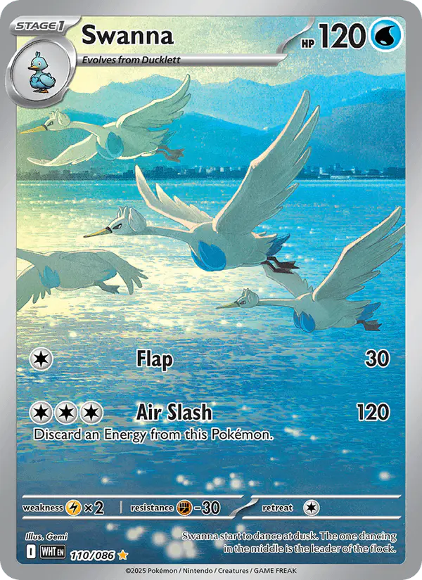 Carta Swanna 110/086 de White Flare