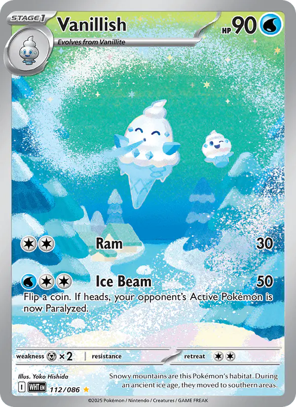 Carta Vanillish 112/086 de White Flare