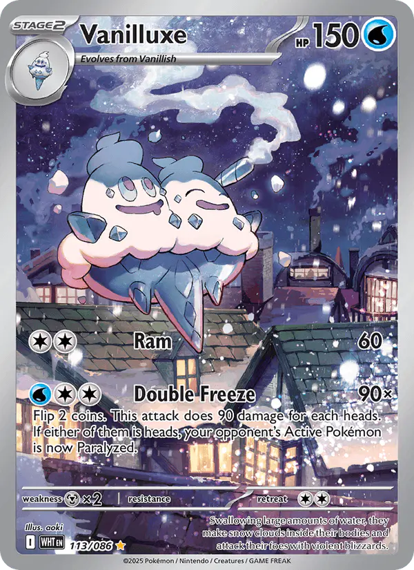 Carta Vanilluxe 113/086 de White Flare