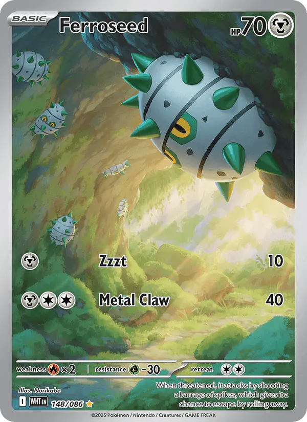 Carta Ferroseed 148/086 de White Flare