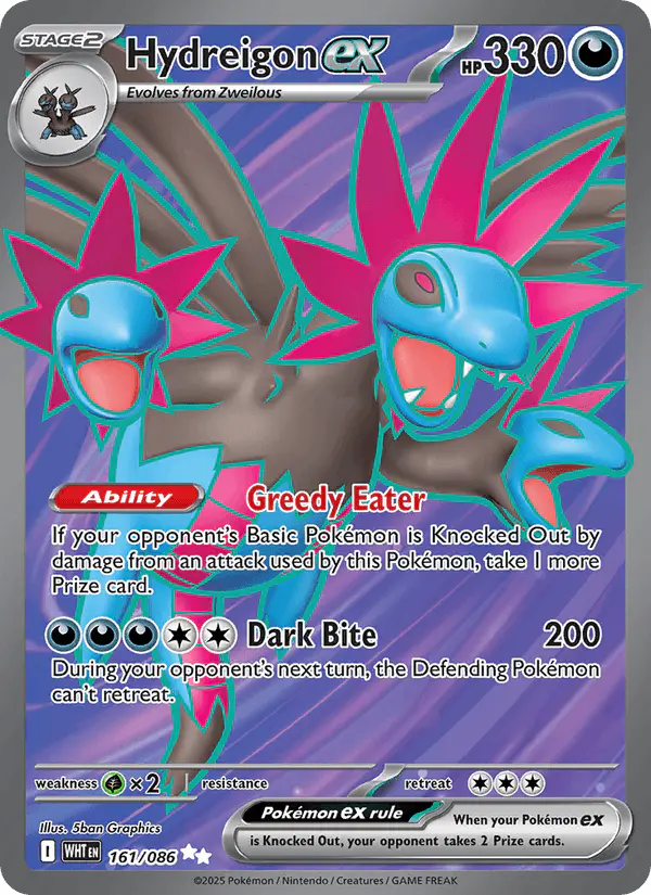 Carta Hydreigon ex 161/086 de White Flare