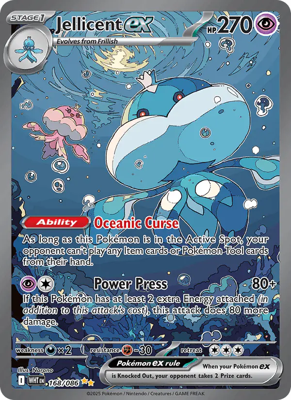 Carta Jellicent ex 168/086 de White Flare