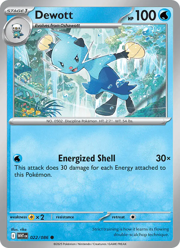Carta Dewott 022/086 de White Flare