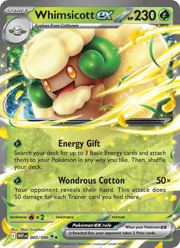 Carta Whimsicott ex 005/086 de White Flare