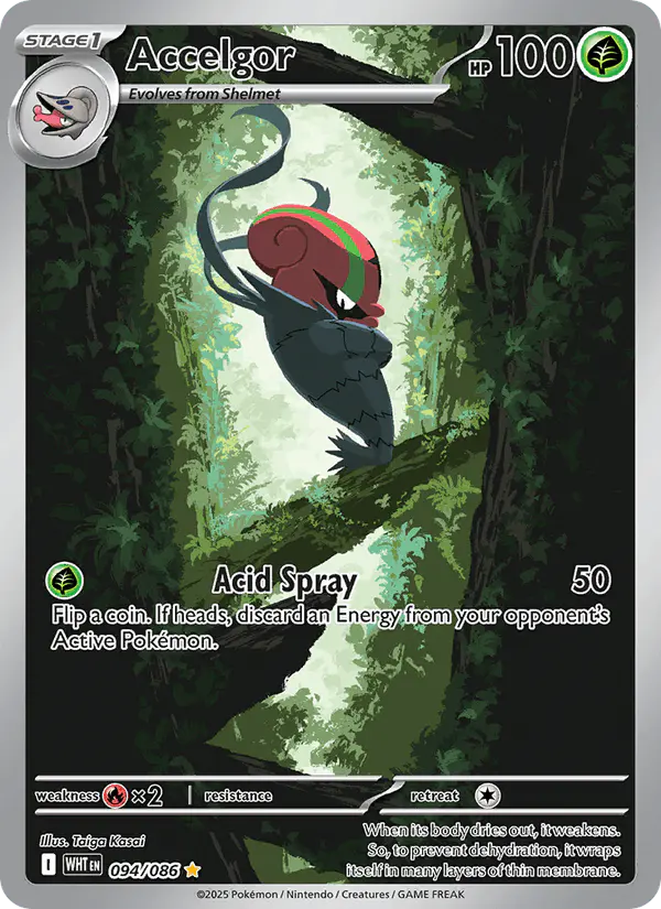 Carta Accelgor 094/086 de White Flare