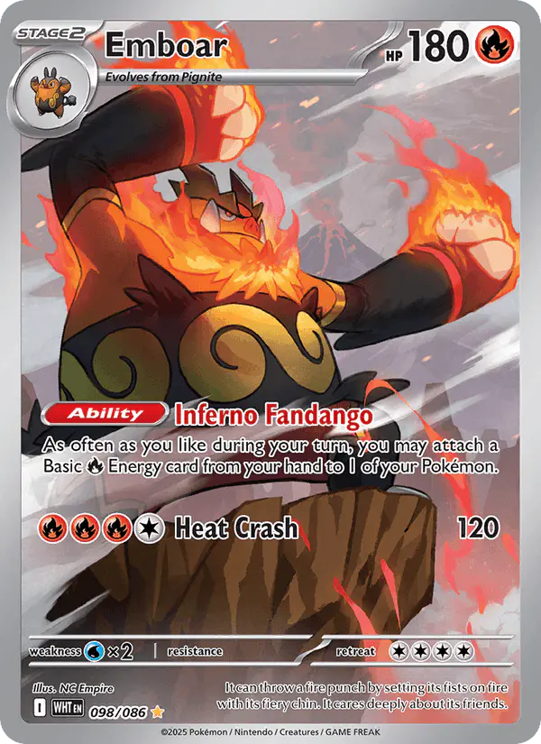 Carta Emboar 098/086 de White Flare