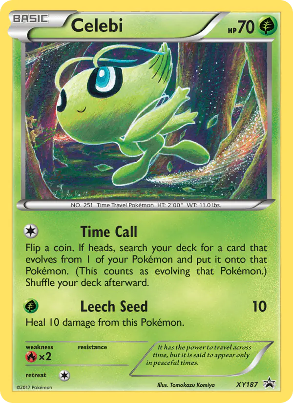 Carta Celebi XY187 de XY Black Star Promos