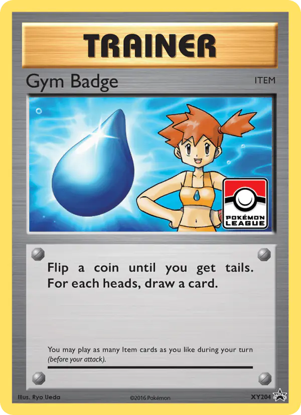 Carta Gym Badge XY204 de XY Black Star Promos