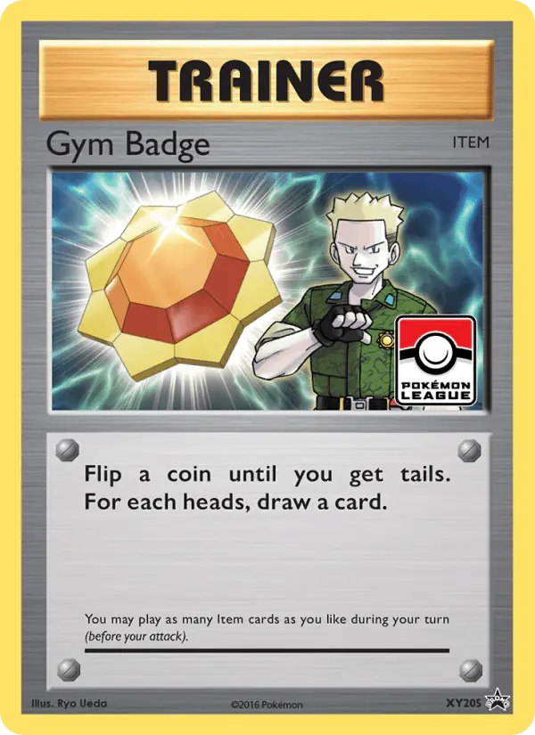 Carta Gym Badge XY205 de XY Black Star Promos