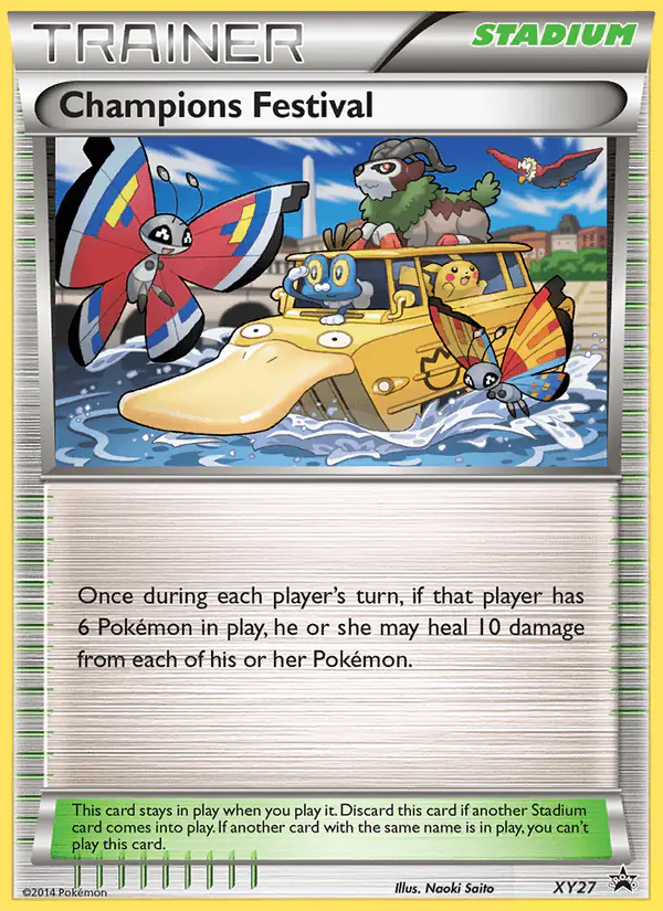 Carta Champions Festival XY27 de XY Black Star Promos