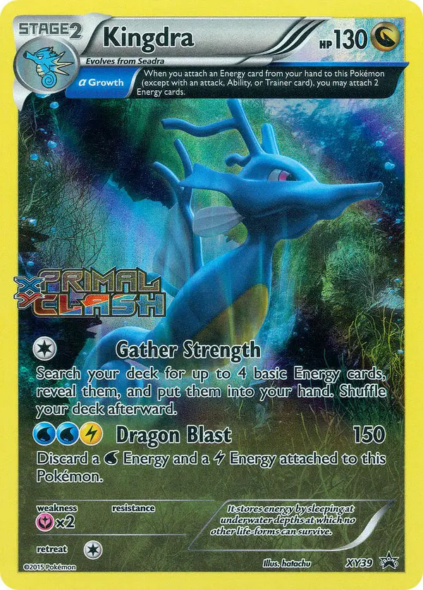 Carta Kingdra XY39 de XY Black Star Promos