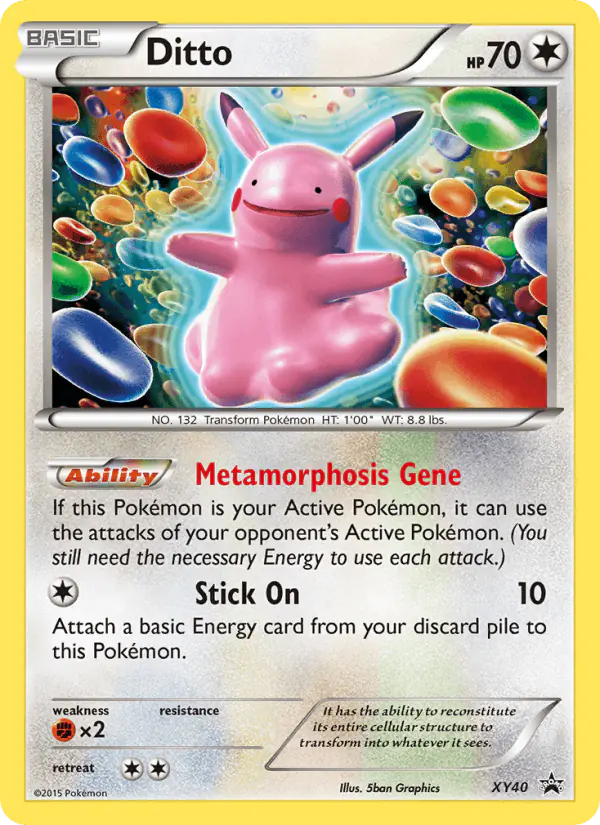 Carta Ditto XY40 de XY Black Star Promos