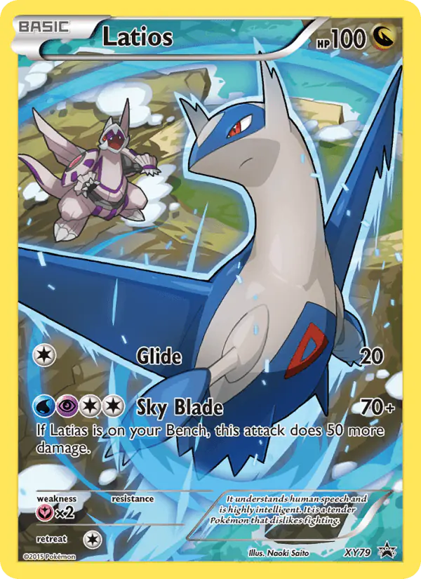 Carta Latios XY79 de XY Black Star Promos