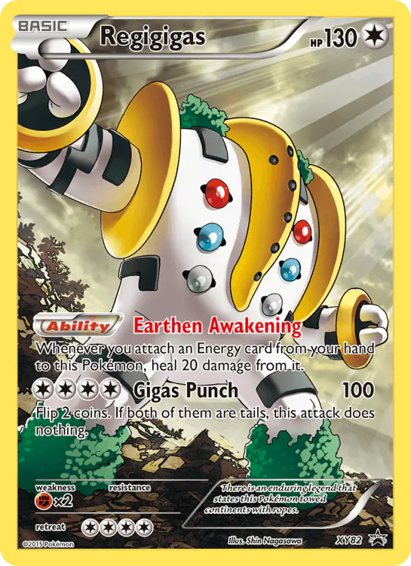 Carta Regigigas XY82 de XY Black Star Promos