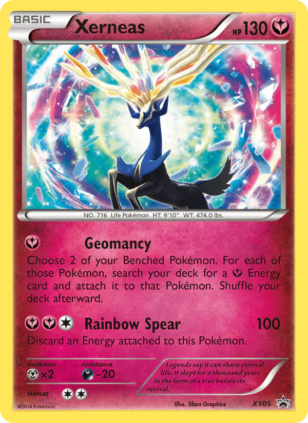 Carta Xerneas XY05 de XY Black Star Promos