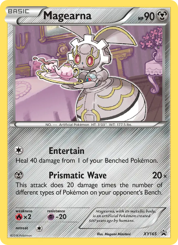 Carta Magearna XY165 de XY Black Star Promos