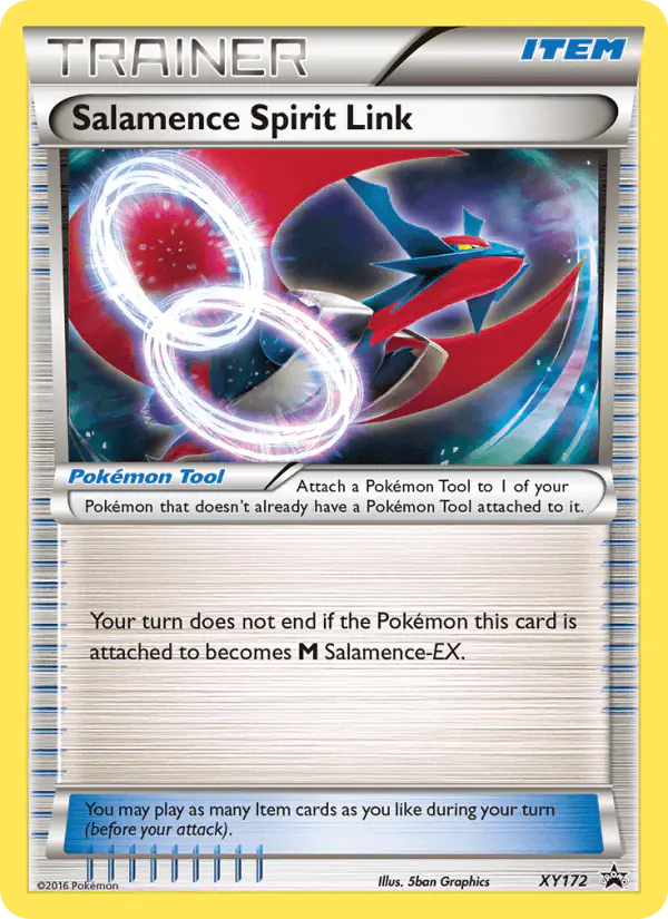 Carta Salamence Spirit Link XY172 de XY Black Star Promos