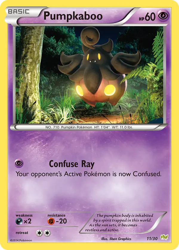 Carta Pumpkaboo 11/30 de XY trainer Kit (Noivern)