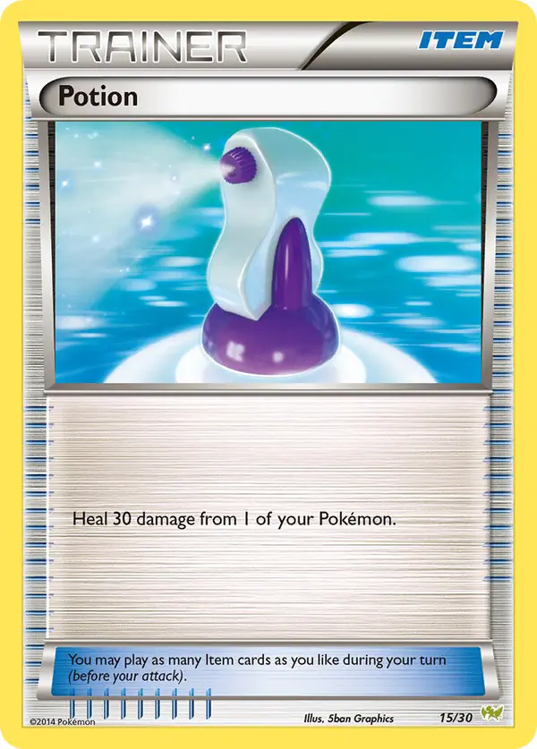 Carta Potion 15/30 de XY trainer Kit (Noivern)