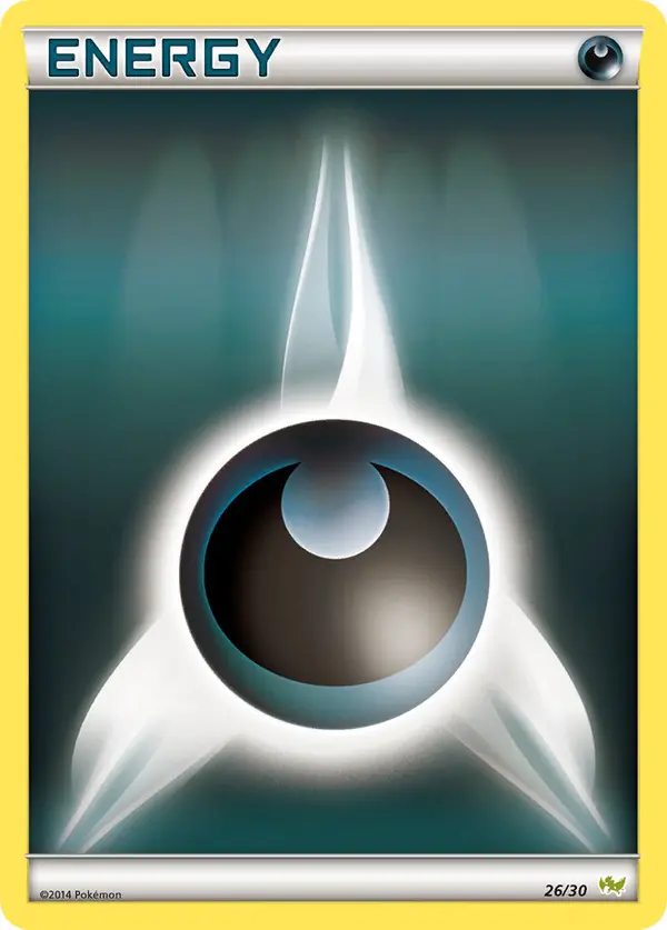 Carta Darkness Energy 26/30 de XY trainer Kit (Noivern)