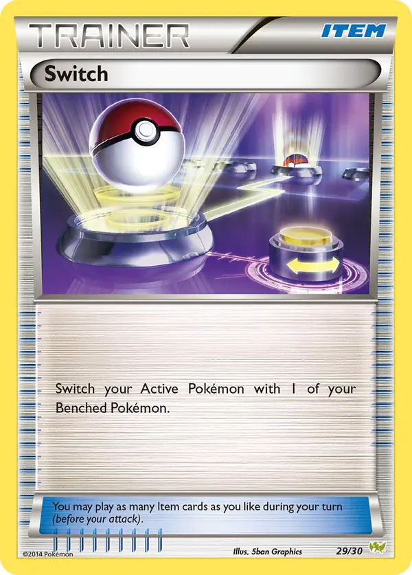 Carta Switch 29/30 de XY trainer Kit (Noivern)