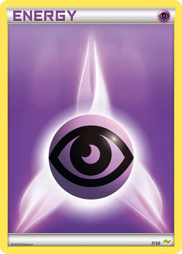 Carta Psychic Energy 7/30 de XY trainer Kit (Noivern)