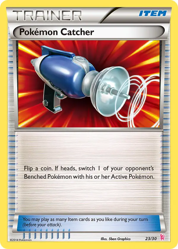 Carta Pokémon Catcher 23/30 de XY trainer Kit (Sylveon)