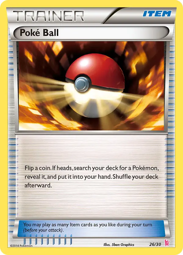 Carta Poké Ball 26/30 de XY trainer Kit (Sylveon)