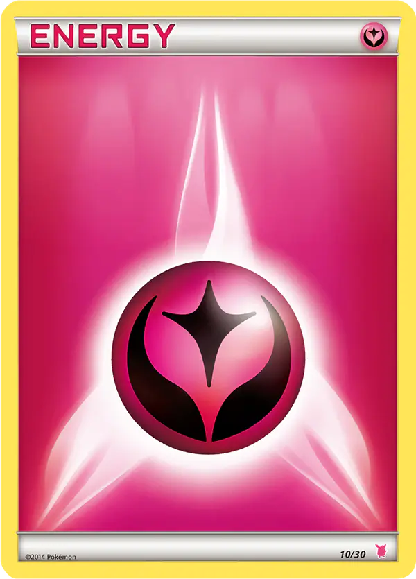 Carta Fairy Energy 10/30 de XY trainer Kit (Wigglytuff)