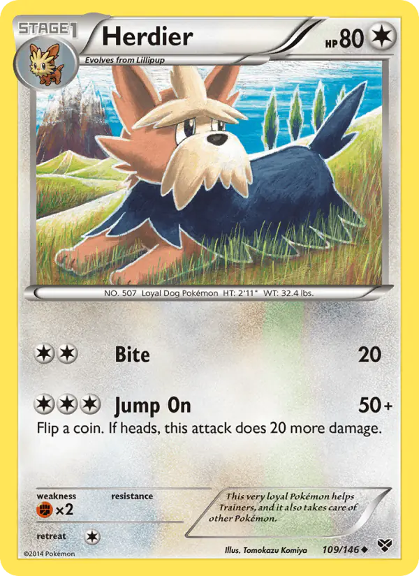 Carta Herdier 109/146 de XY