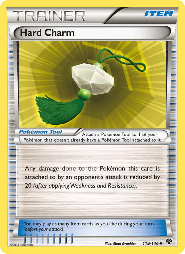 Carta Hard Charm 119/146 de XY