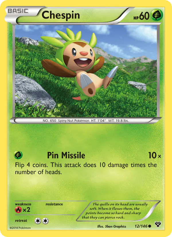 Carta Chespin 12/146 de XY